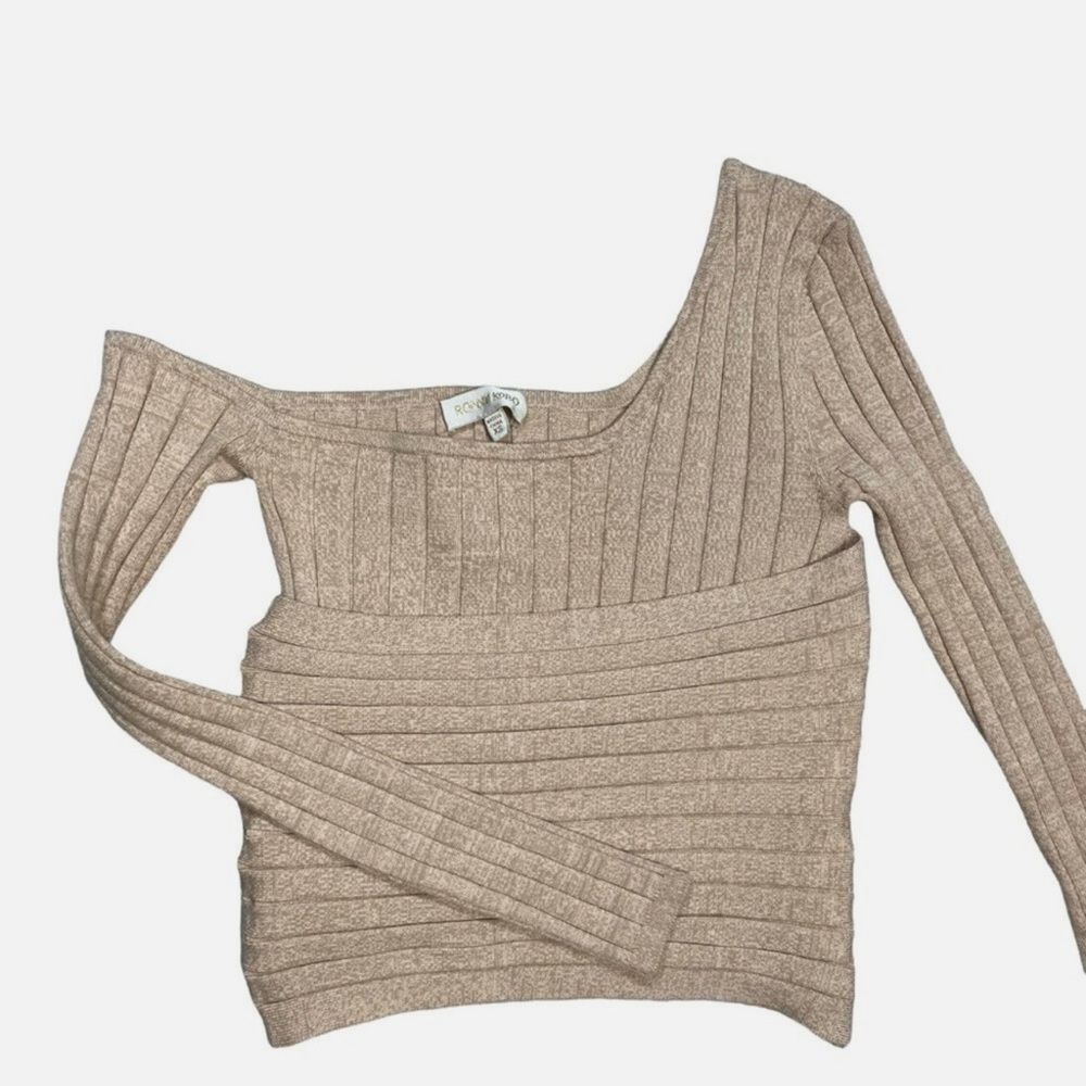 Ronny Kobo Collection Off-Shoulder Sweater - Cream - Picture 4 of 4